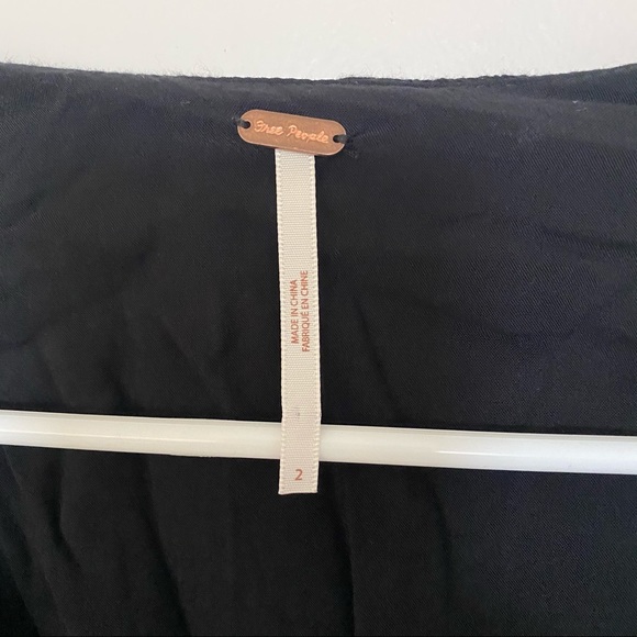 Free People Black Lace Midi Dress 2 - Picture 6 of 12